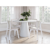 Wynter Dining Set in White Vigo 558679.